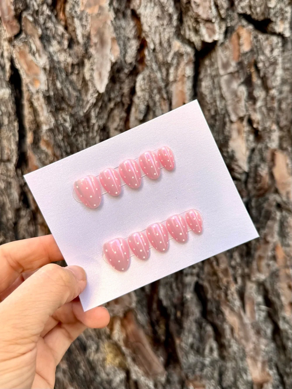 Pink Pearl Pop Press-On Nails